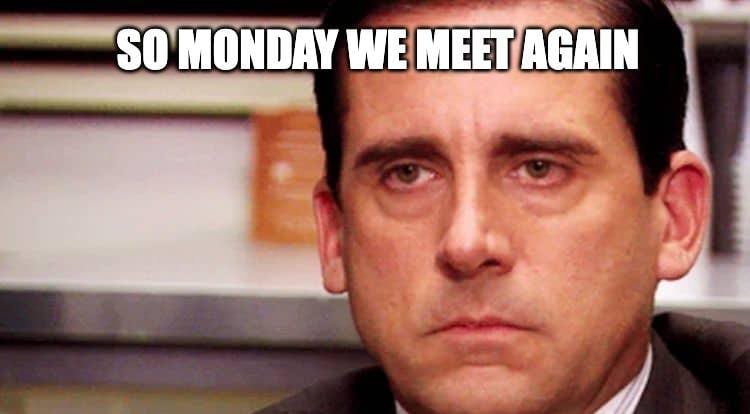 Blue Monday meaning | The Office Meme